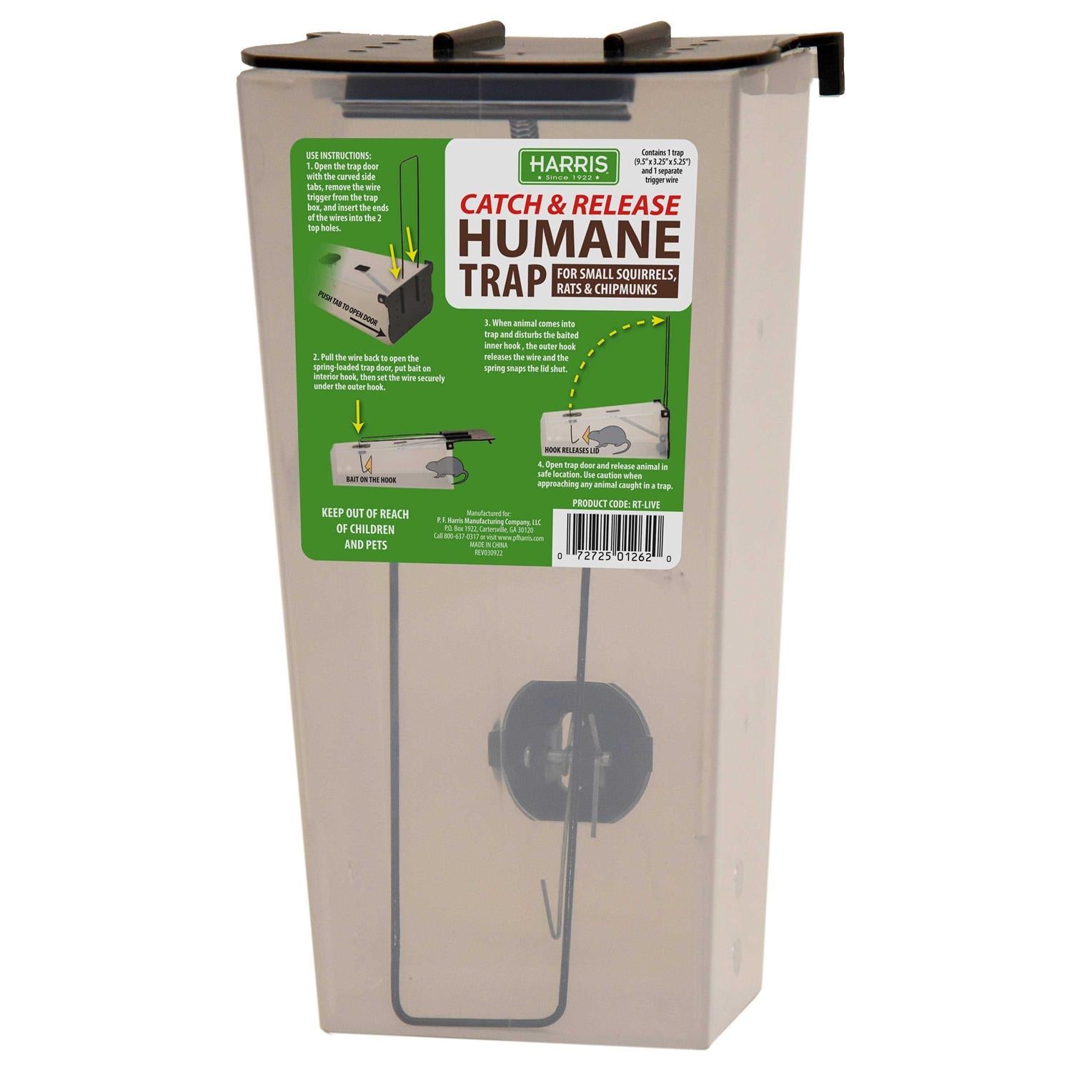 Harris Catch and Release Humane Squirrel and Rodent Trap