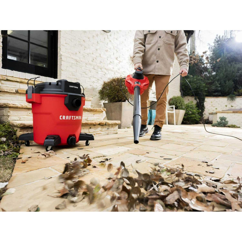 CRAFTSMAN Detachable Blower 12-Gallons 6-HP Corded Wet/Dry Shop Vacuum with Accessories Included