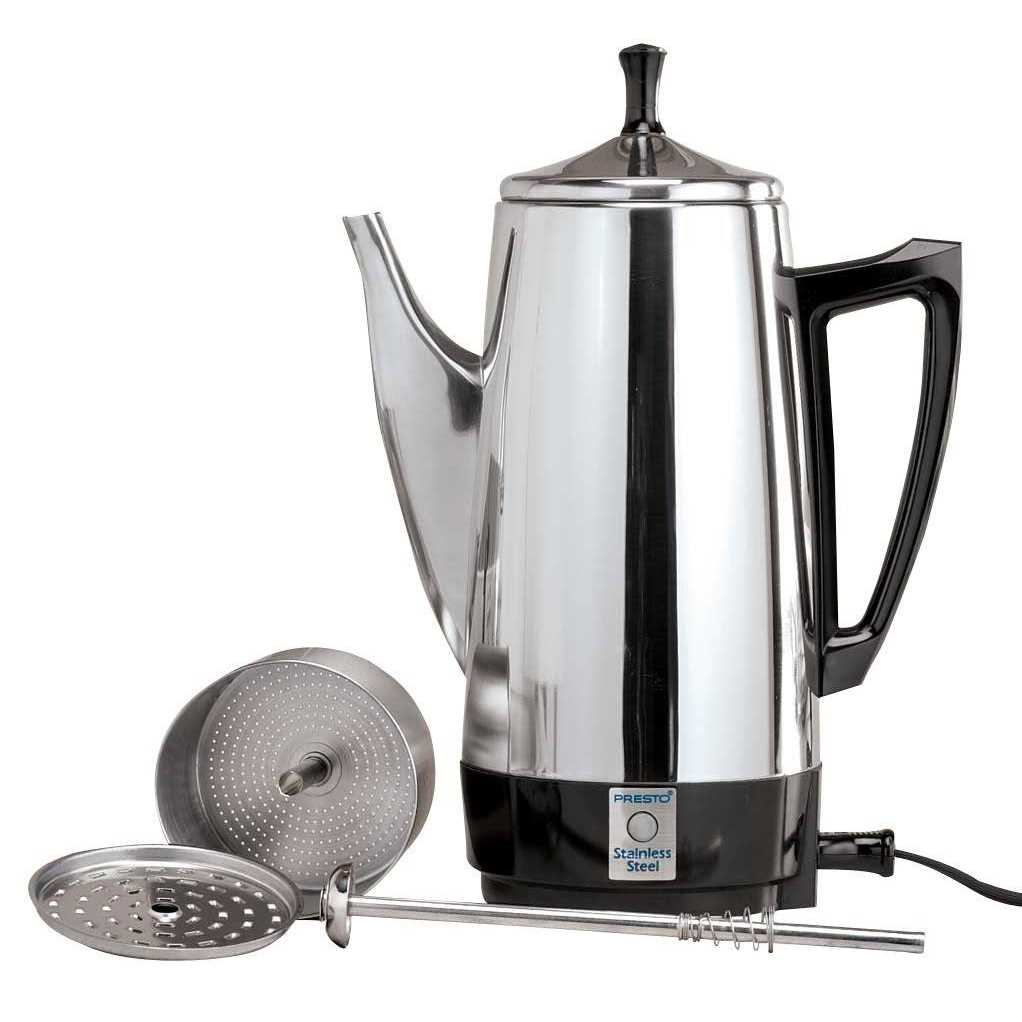 Presto 6-Cup Stainless Steel Coffee 02822