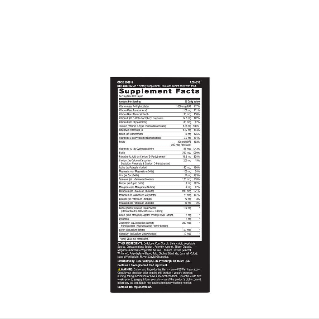 GNC Mega Men® Energy One Daily Multi - 60 Caplets (60 Servings)