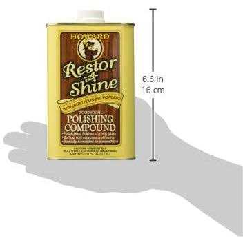 Howard Restor-A-Shine Wood Finish Polishing Compound