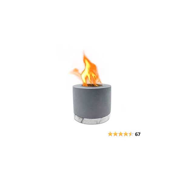 Tabletop Fire Pit Smokeless Indoor Smores Fire Pit Bowl Mini Portable