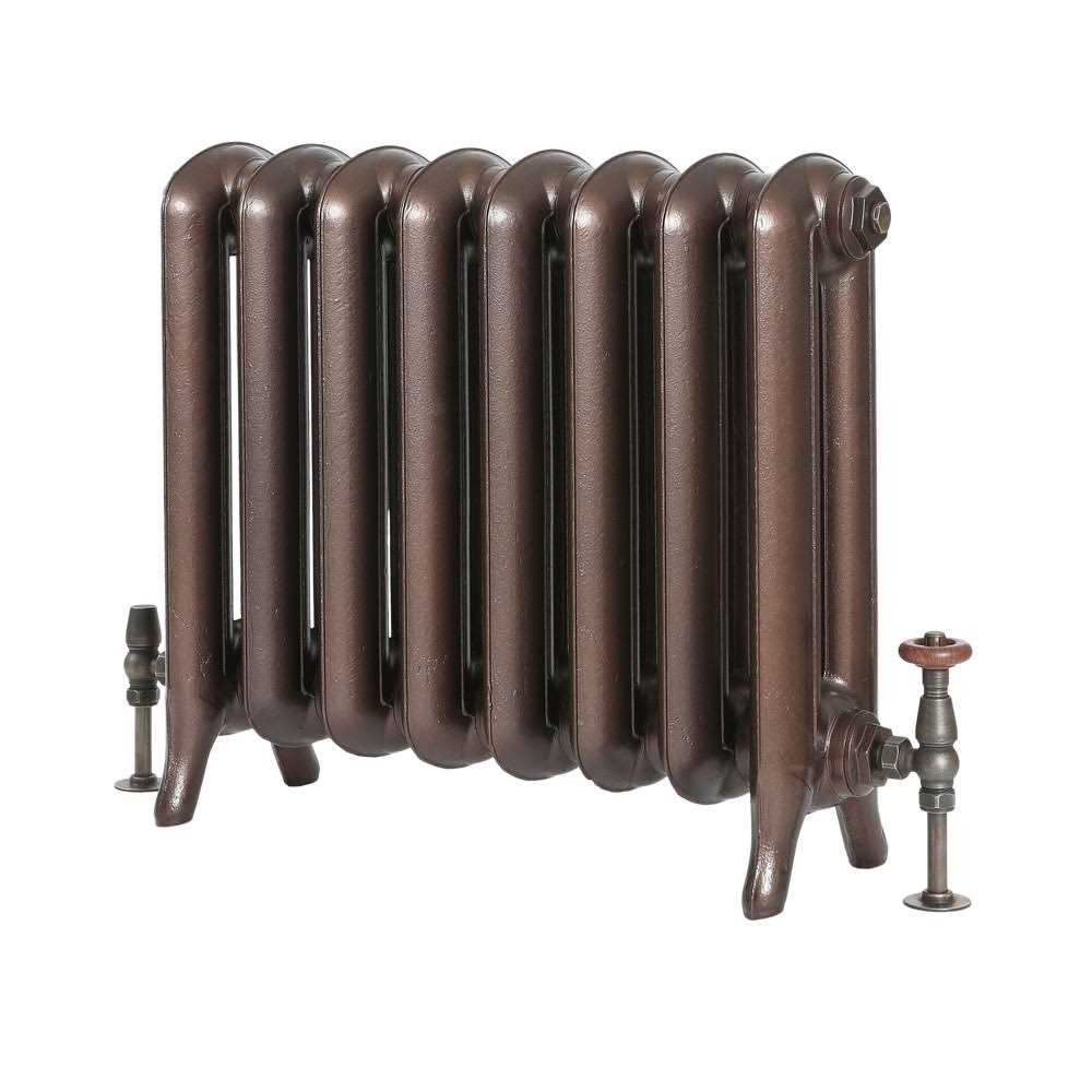 Hudson Reed Authentic Cast Iron Radiators Horizontal Heating 4 Column 8 Sections