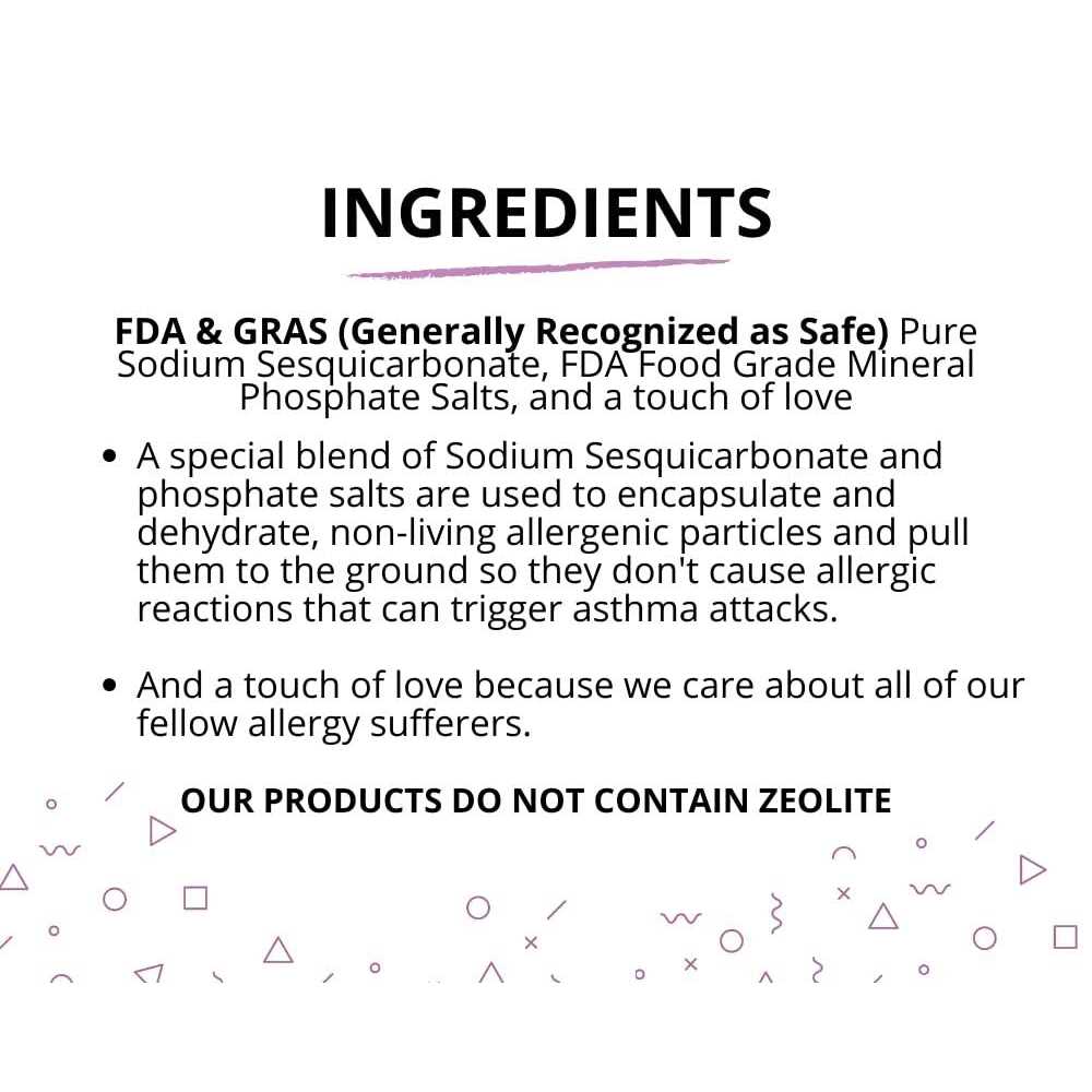 Allergy Asthma Clean Allergen Spray Mineral concentrate in a bottle. -just Add Water