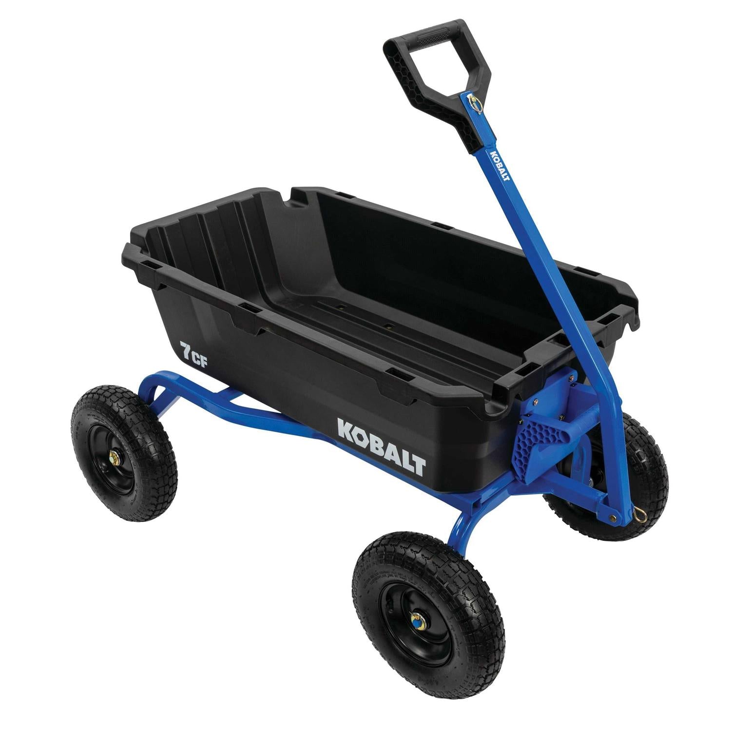 Kobalt 7-cu ft Poly Yard Cart 52303