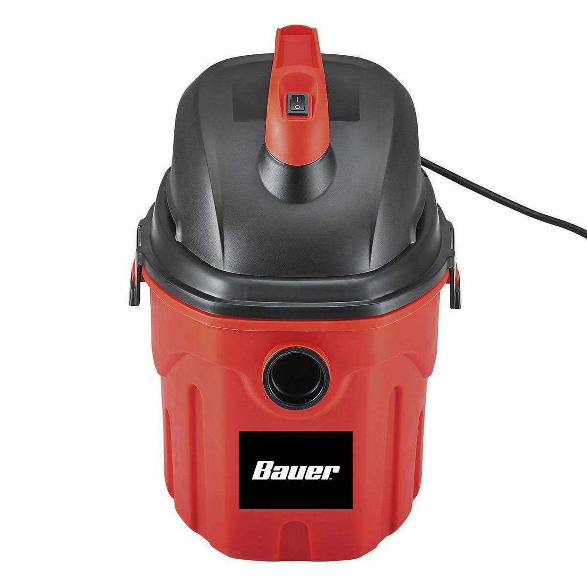 Bauer 3 Gallon 3 Peak HP Wet/Dry Vacuum