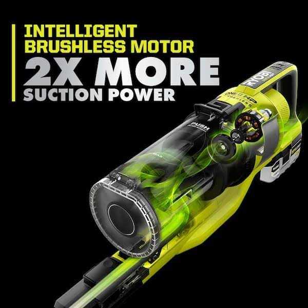 RYOBI ONE+ HP 18V Brushless Cordless Pet Stick Vacuum Cleaner