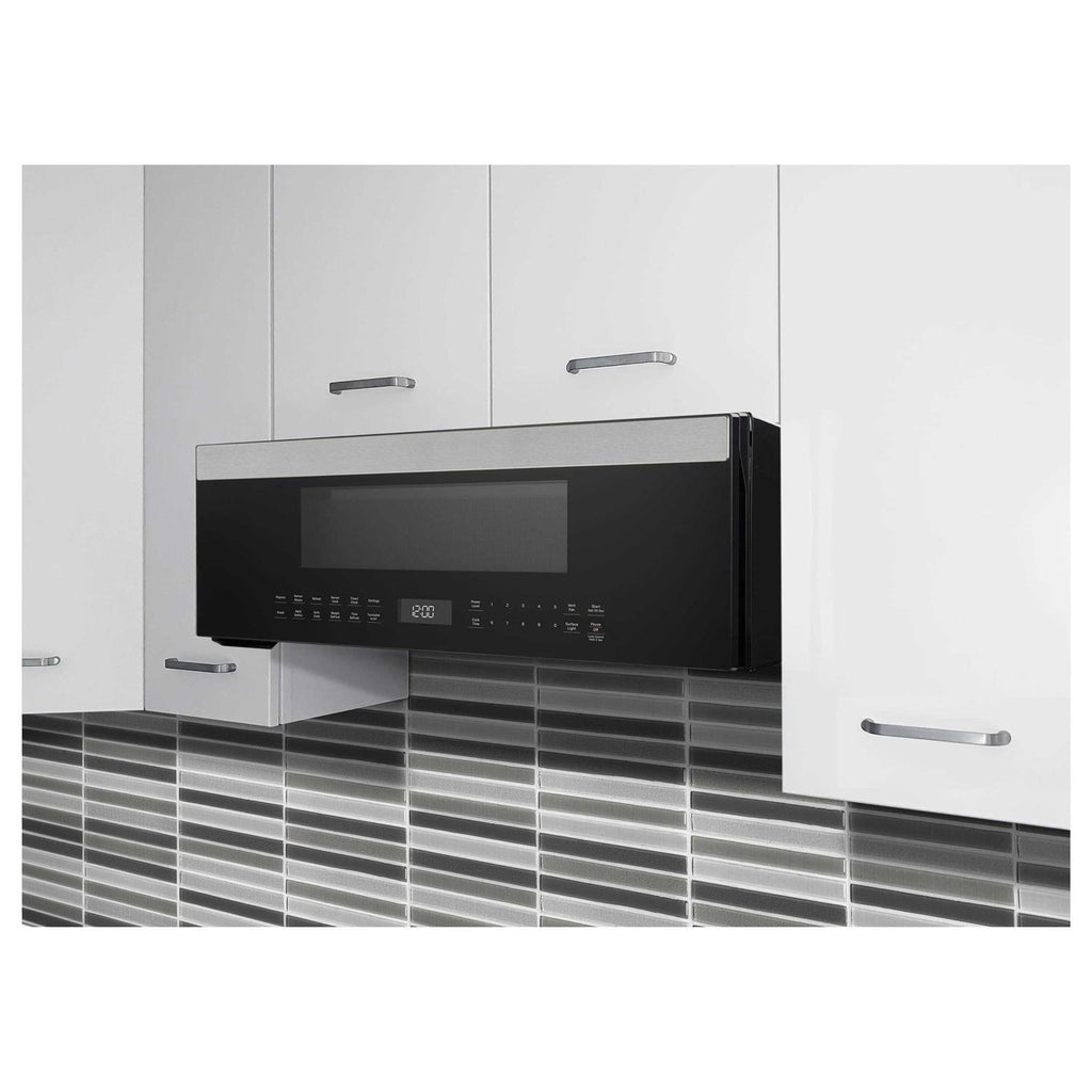 GE 1.2 Cu. Ft. Over-the-Range Low Profile Sensor Microwave Oven UVM9125STSS