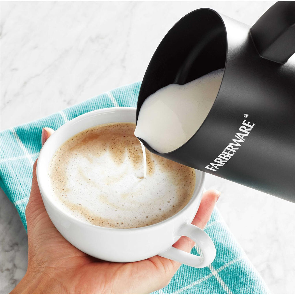 Farberware 10 oz Electric Milk Frother 4 in 1 Automatic Foam Maker
