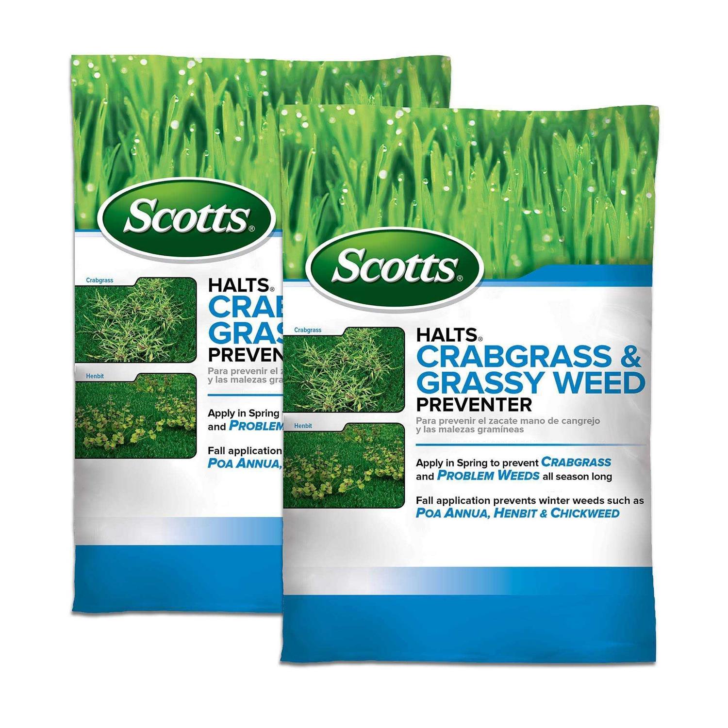 Scotts Halts Crabgrass & Grassy Weed Preventer
