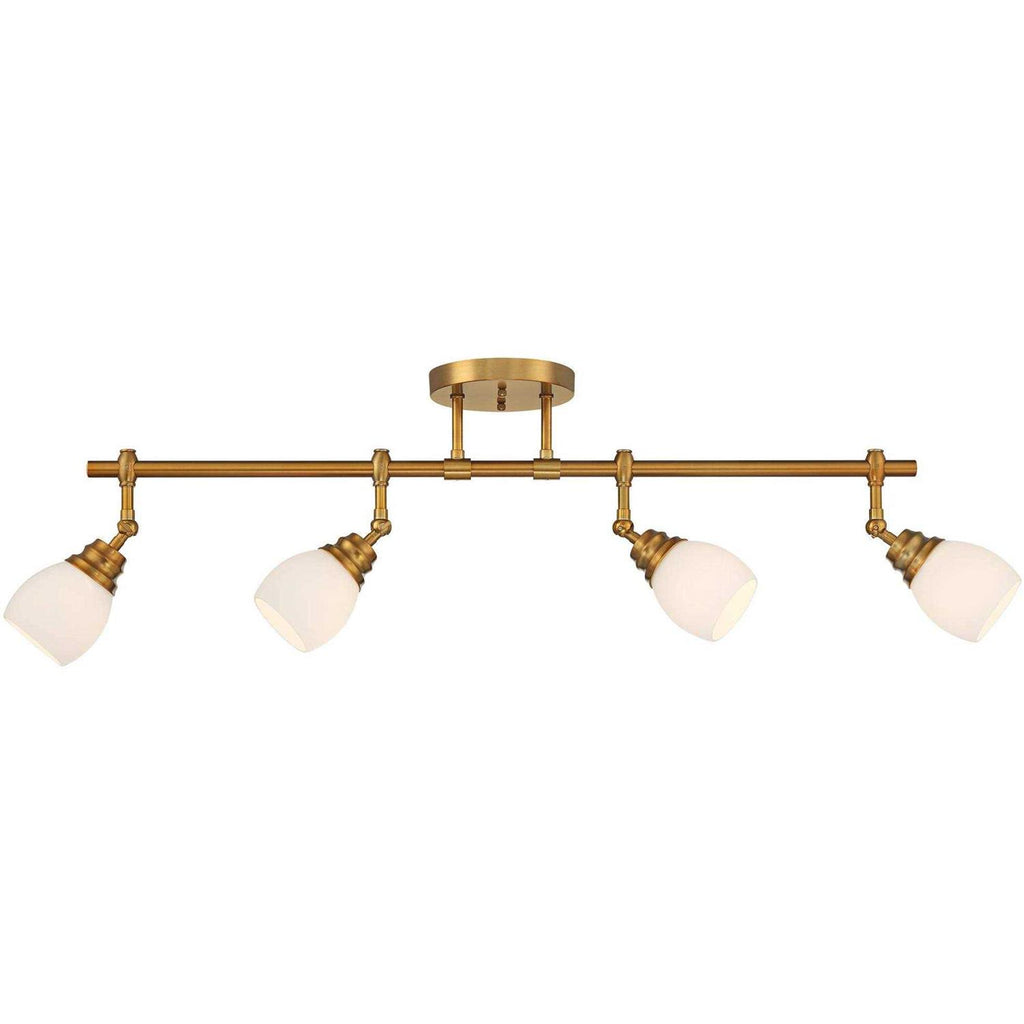 Pro Track Elm Park 4-Head Wall or Ceiling Track Light Fixture Kit Spot-Light Directional Adjustable