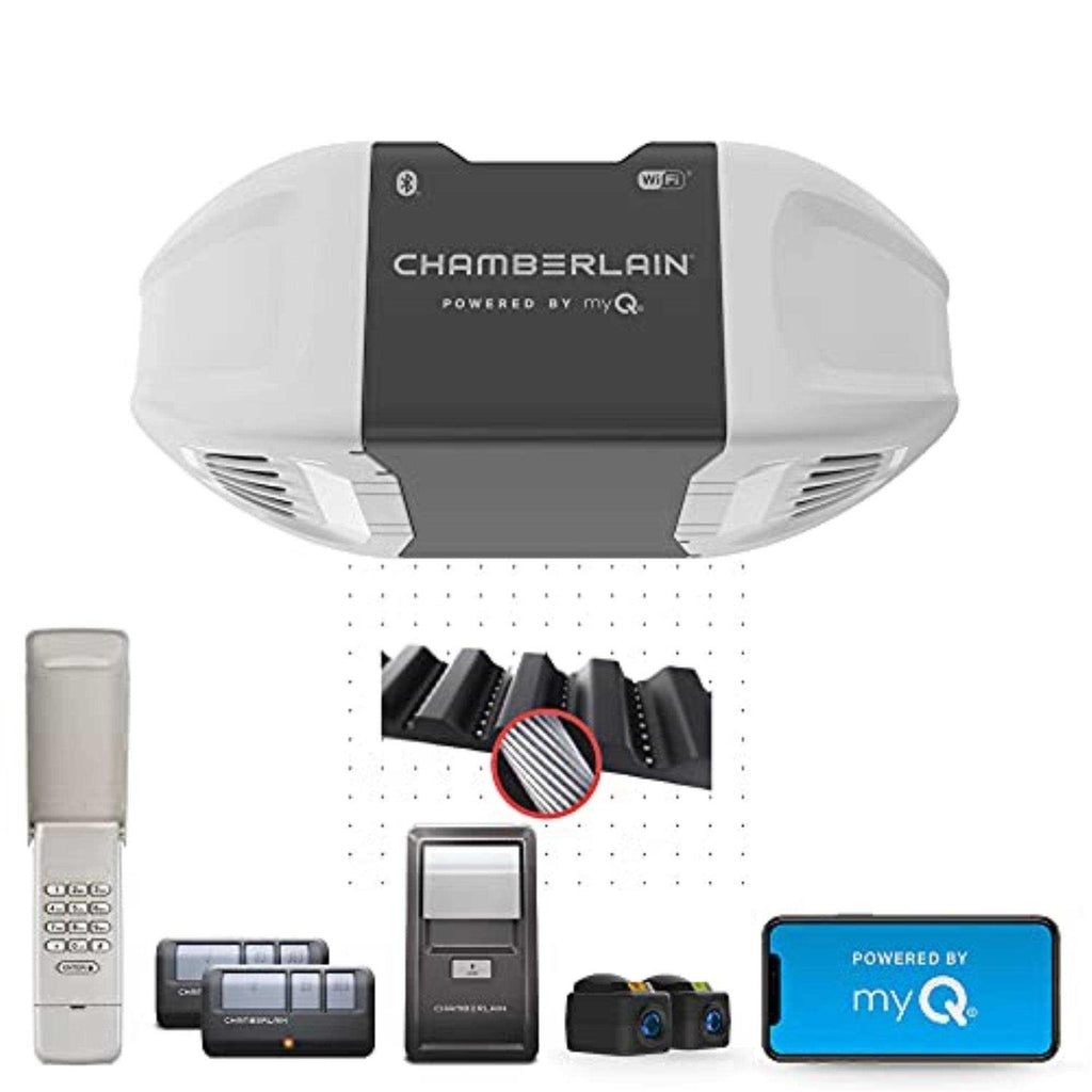 Chamberlain B2405 Garage Door Opener, Belt Drive, OS