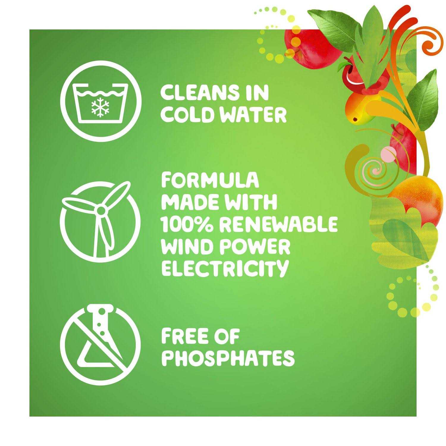 Gain Aroma Boost Liquid Laundry Detergent Apple Mango Tango Scent