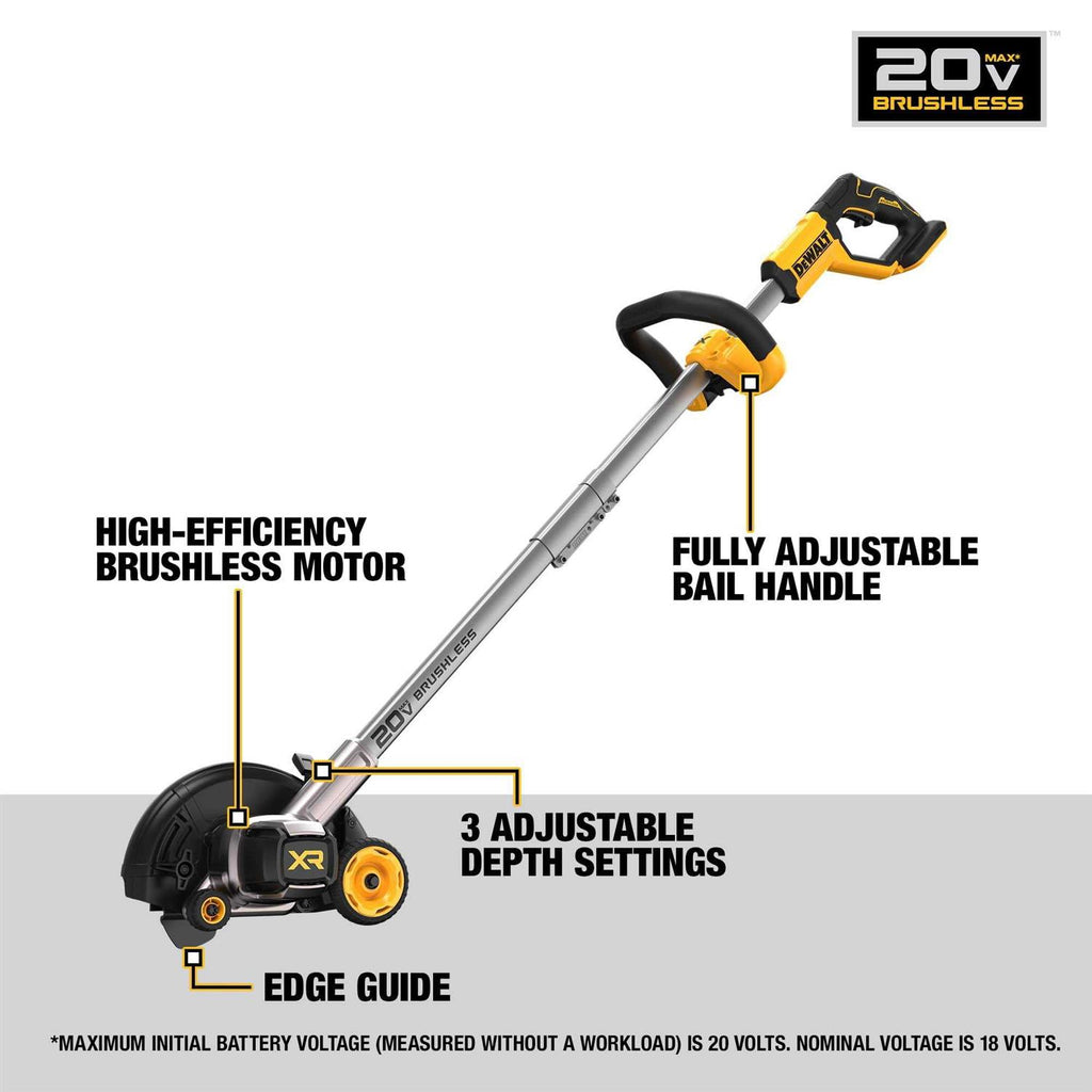 DEWALT 20V MAX Brushless Cordless Edger
