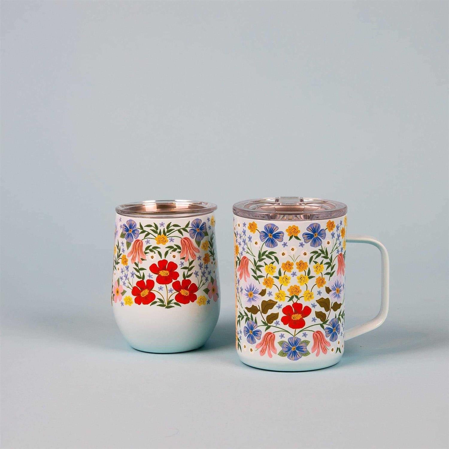 Corkcicle Rifle Paper Co. Mistletoe Mug