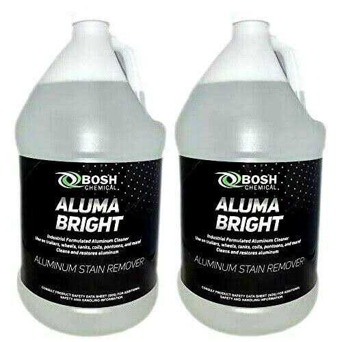 Bosh Chemical Alumabright Aluminum Cleaner Brightener Restorer