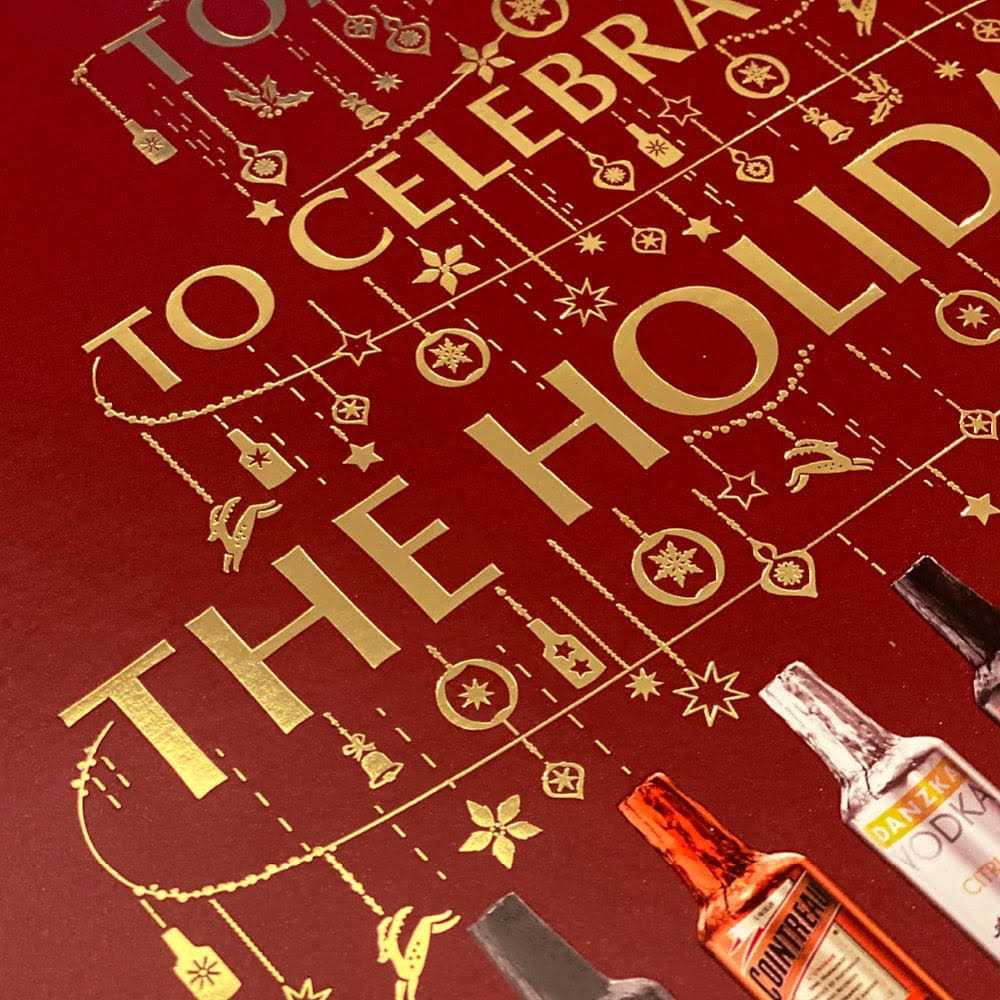 Anthon Berg Chocolate Liquor Bottles Advent Calendar