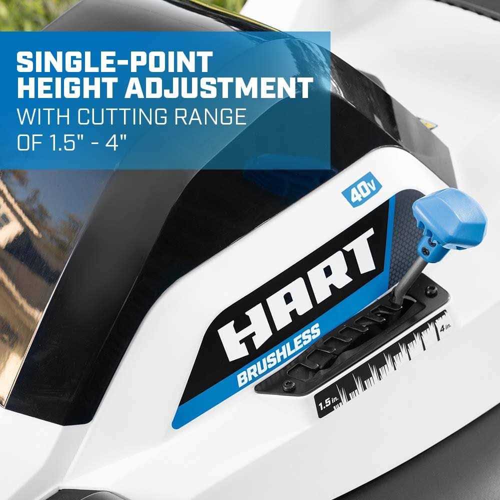 HART 40-Volt Cordless 20-inch Brushless Self Propelled Mower Kit