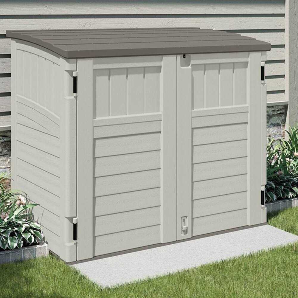 Suncast Resin Versatile Vertical Storage Shed Building