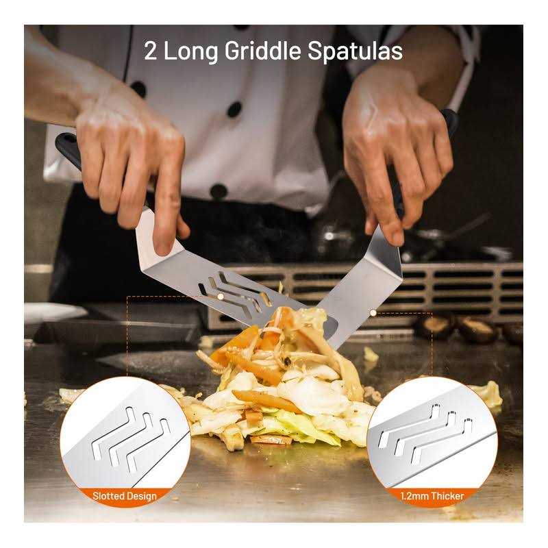 Blackstone Griddle Accessories Kit,10PCS Flat Top Grill Accessories Set for Blackstone and Camp Chef,Stainless Steel Griddle Grill Tools for Outdoor