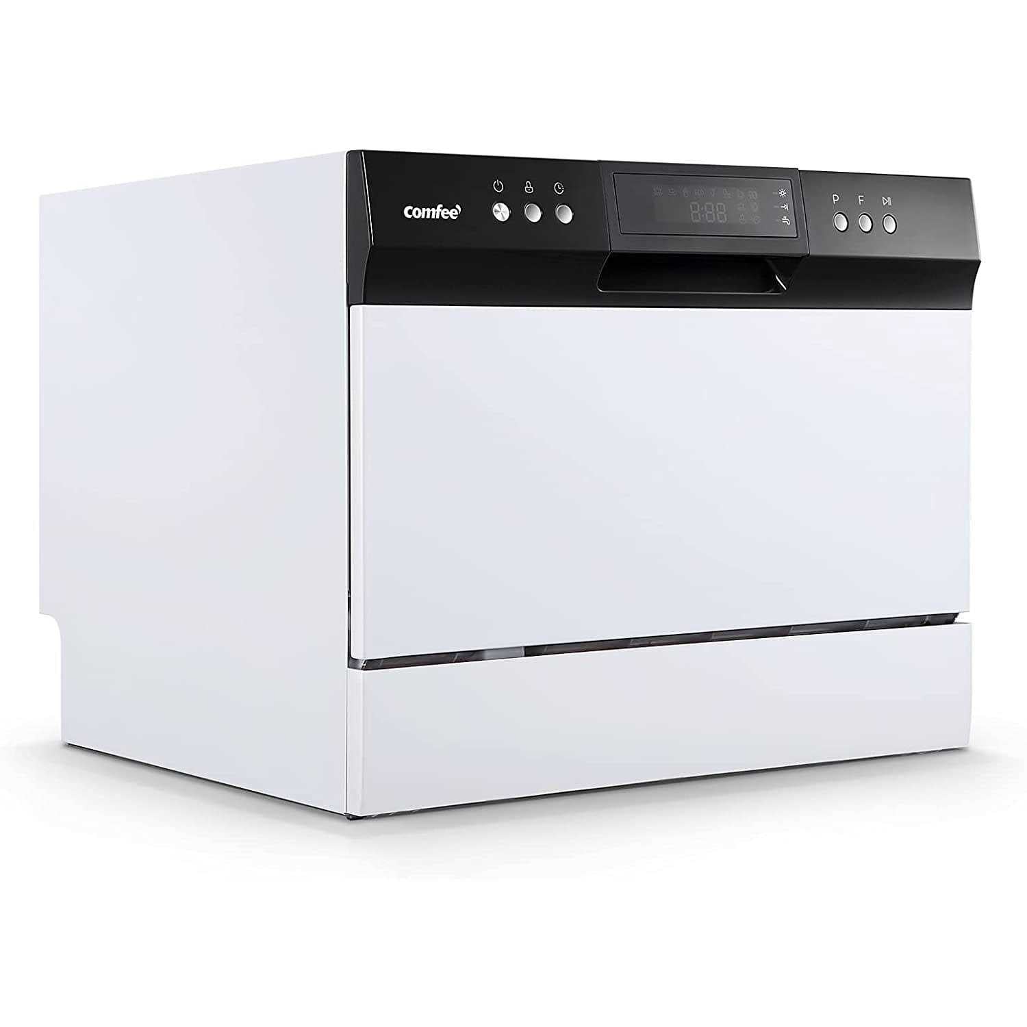 COMFEE’ Countertop Dishwasher Energy Star Portable Dishwasher 6 Place Settings
