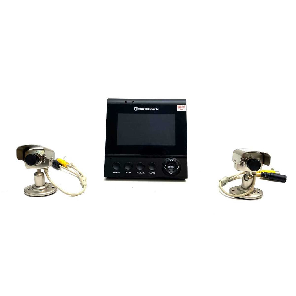 Bunker Hill Security 480 TVL Wired Color Security System with 2 Indoor/Outdoor Night Vision Cameras