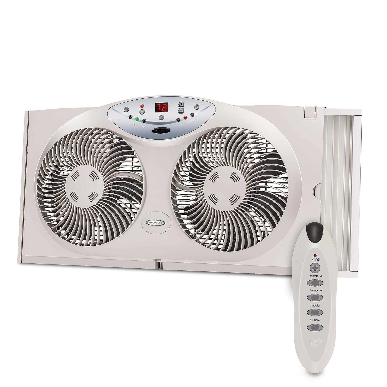 BIONAIRE Premium Digital 8.5 Twin Window Fan
