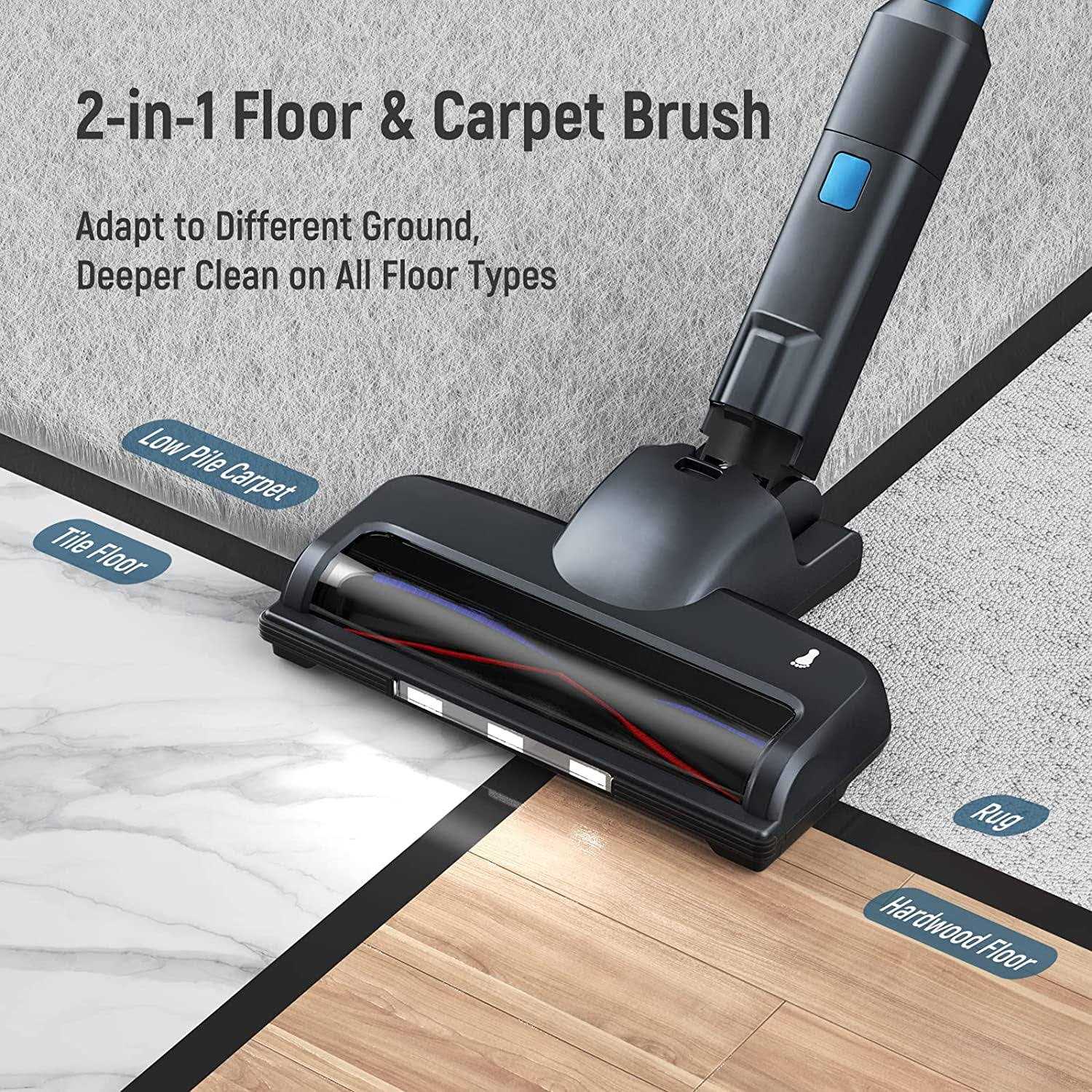 Fabuletta Cordless Vacuum Cleaner 6 in 1 Lightweight Stick Vacuum Cleaner