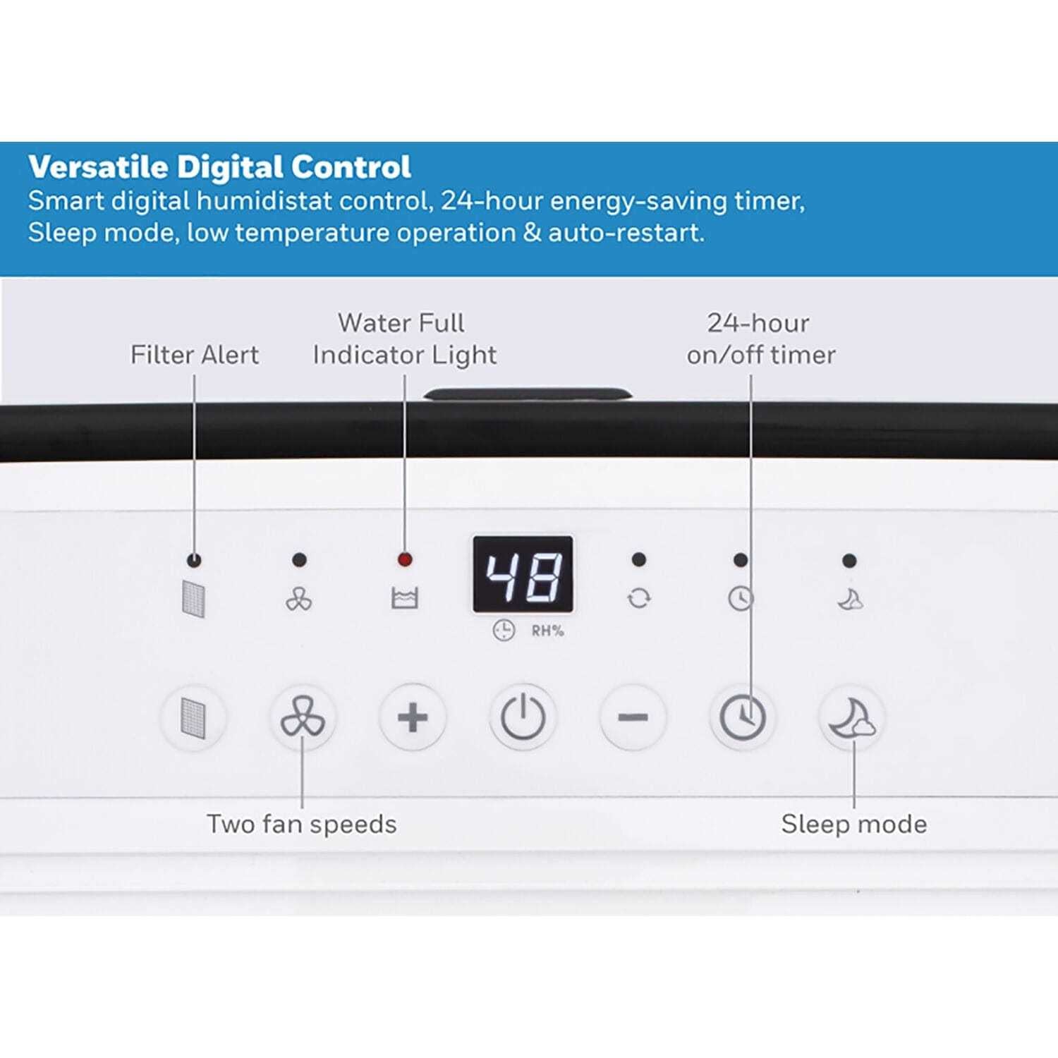 Honeywell 50-Pint Smart Energy Star Dehumidifier