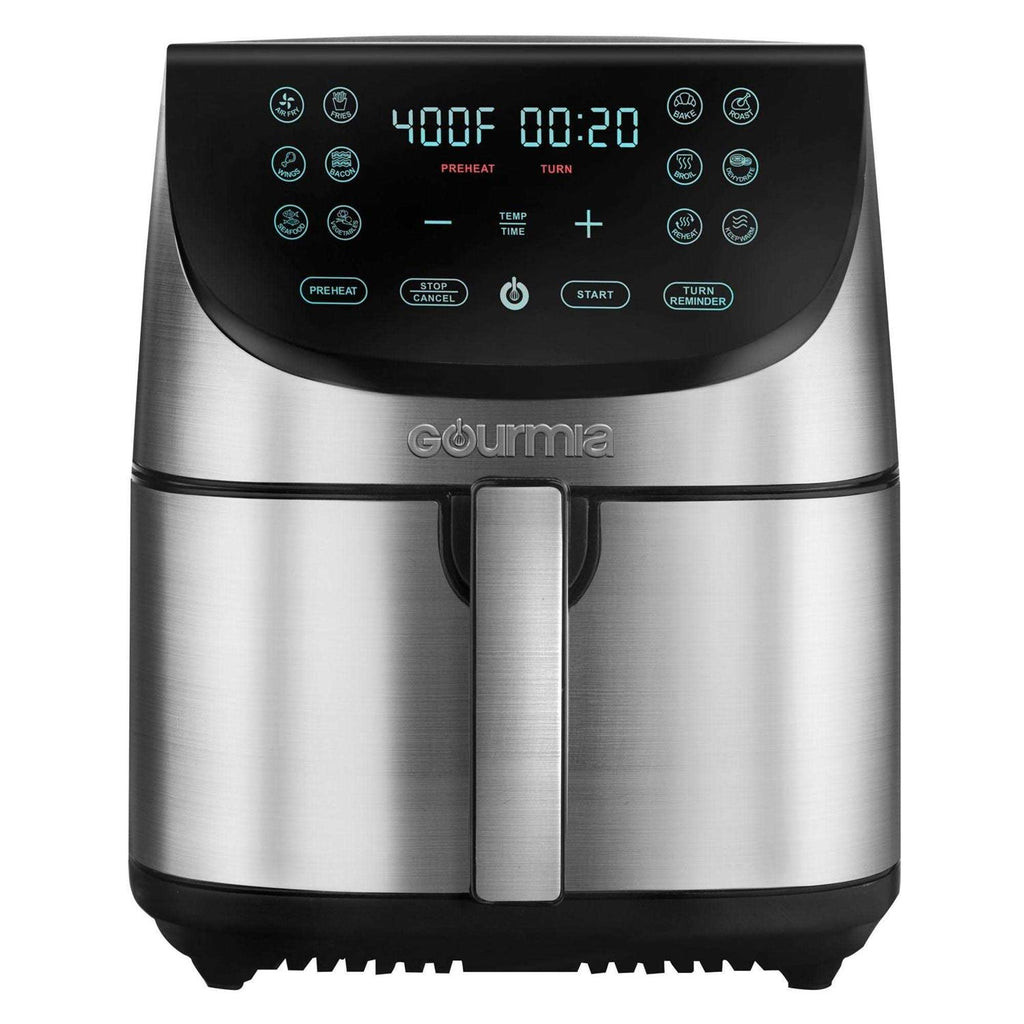 Gourmia 8 Qt. Stainless Steel Digital Air Fryer