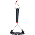 Weber 12 In. Stainless Steel Bristles 3-Sided Grill Cleaning Brush