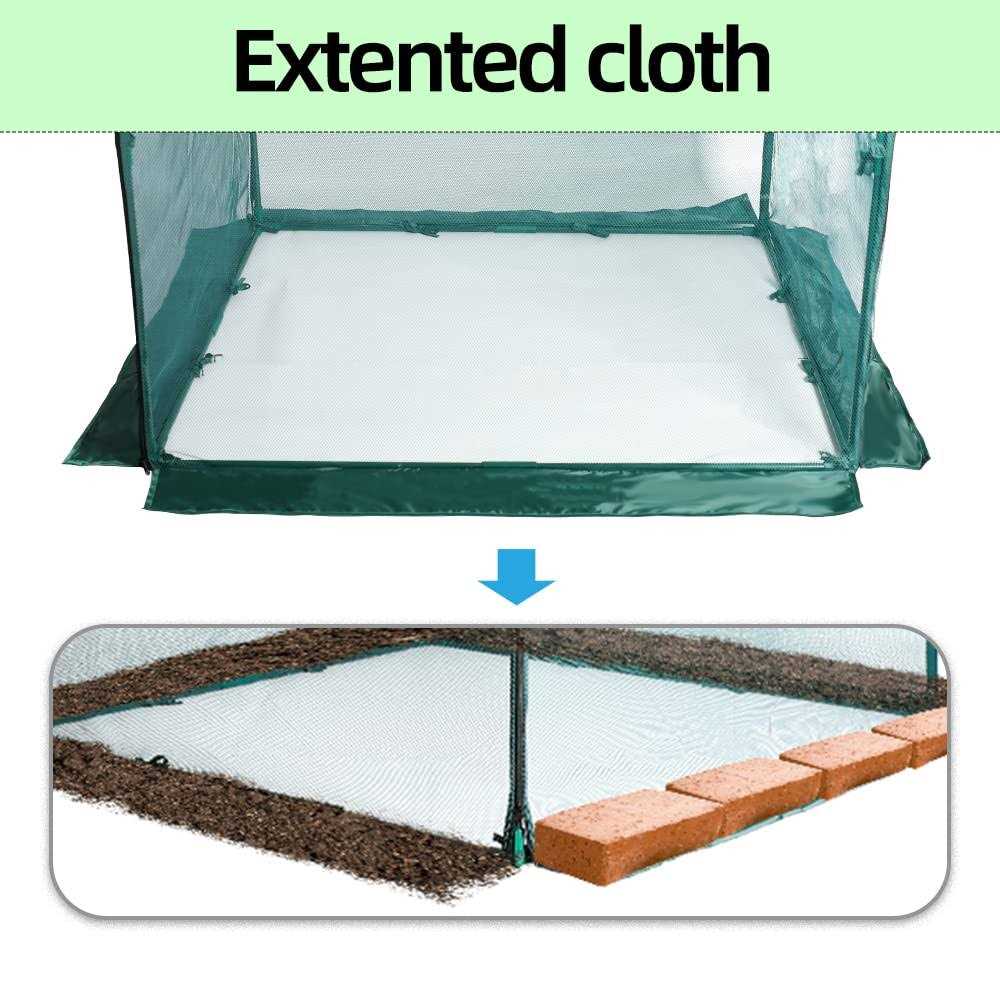Neorexon 6.5 x 10 Feet Crop Cage Plant Protection Tent Easy to Install Protection Garden Cages