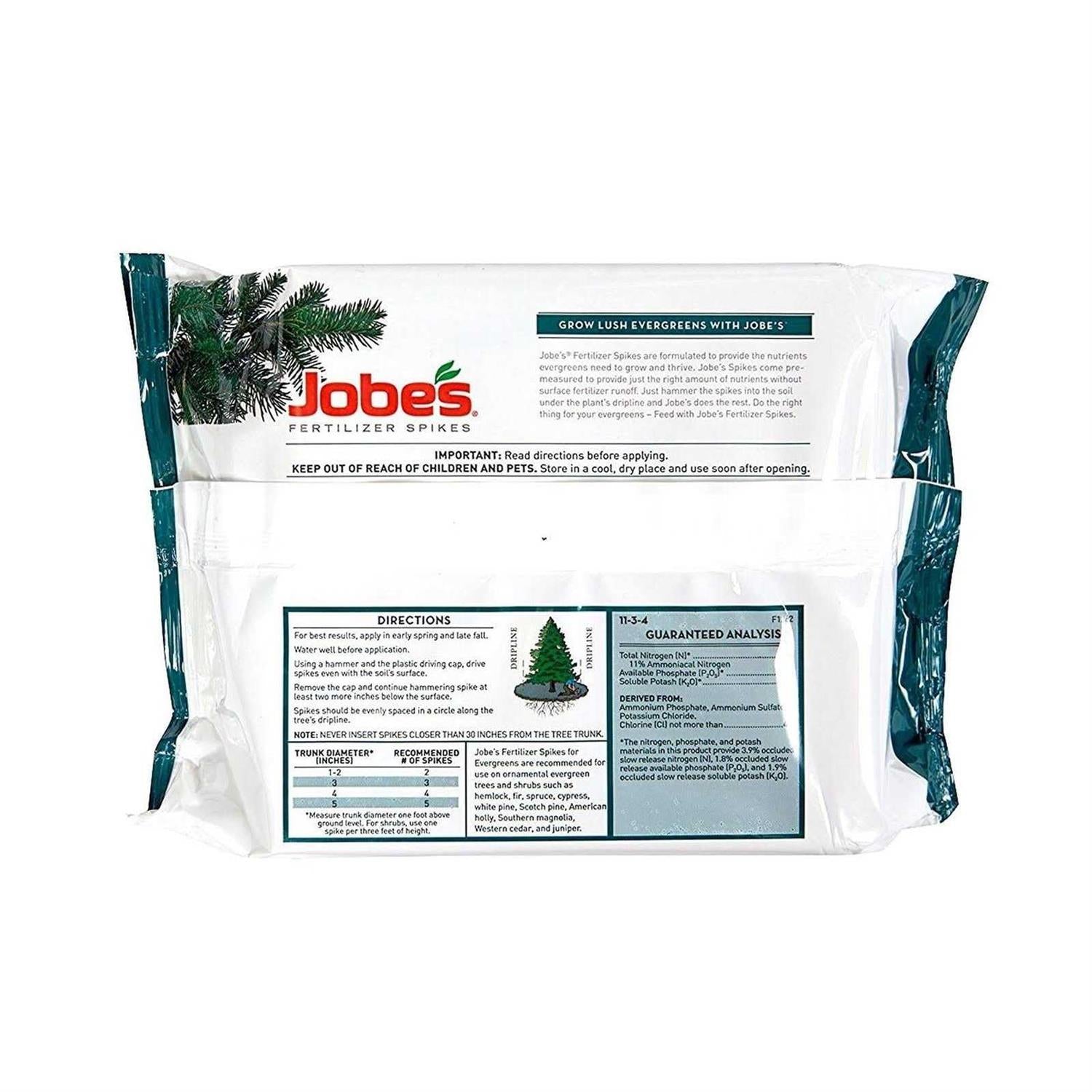 Jobe’s Evergreen Fertilizer Spikes