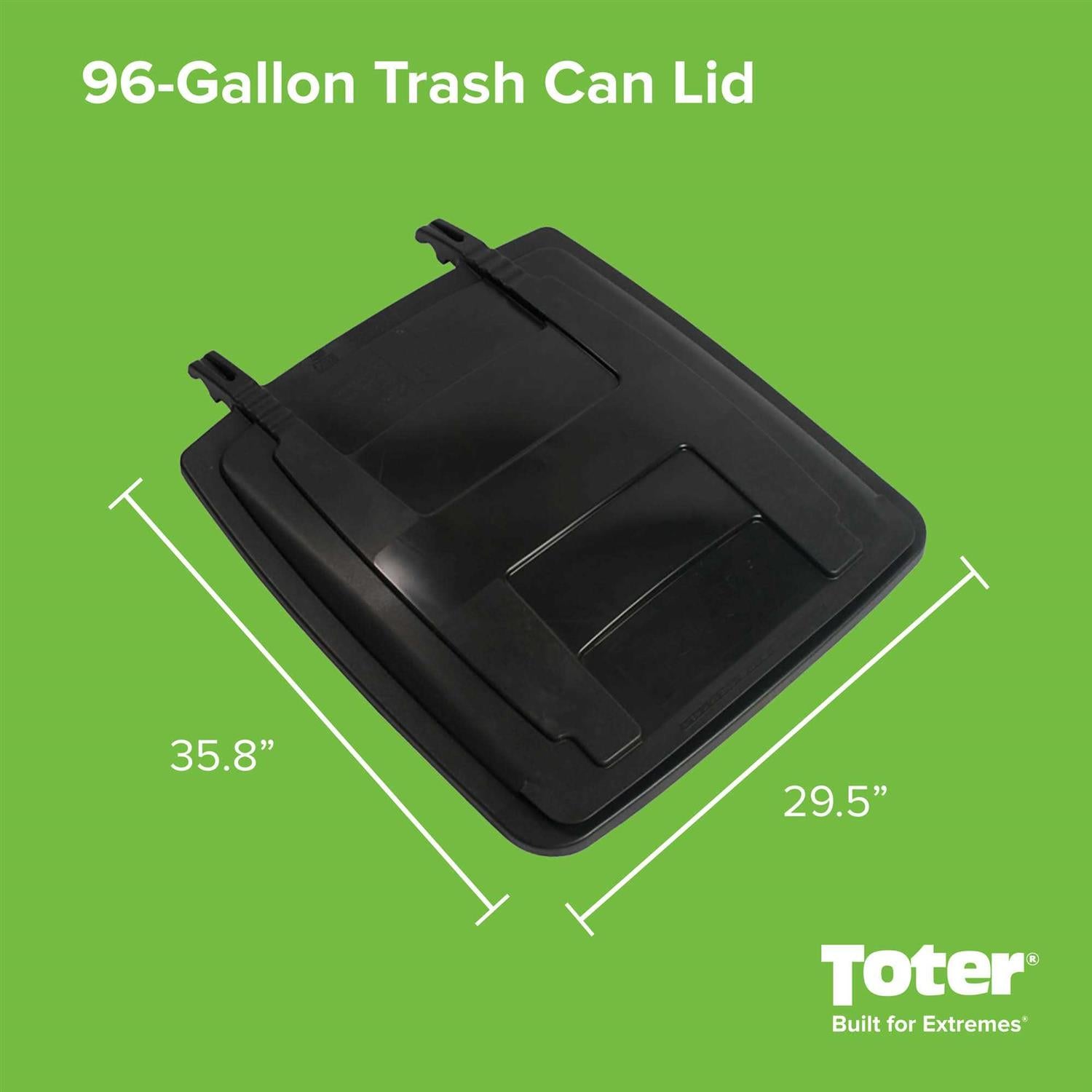 Toter Replacement Lid Kit for 96 Gallon Two Wheel Trash Can