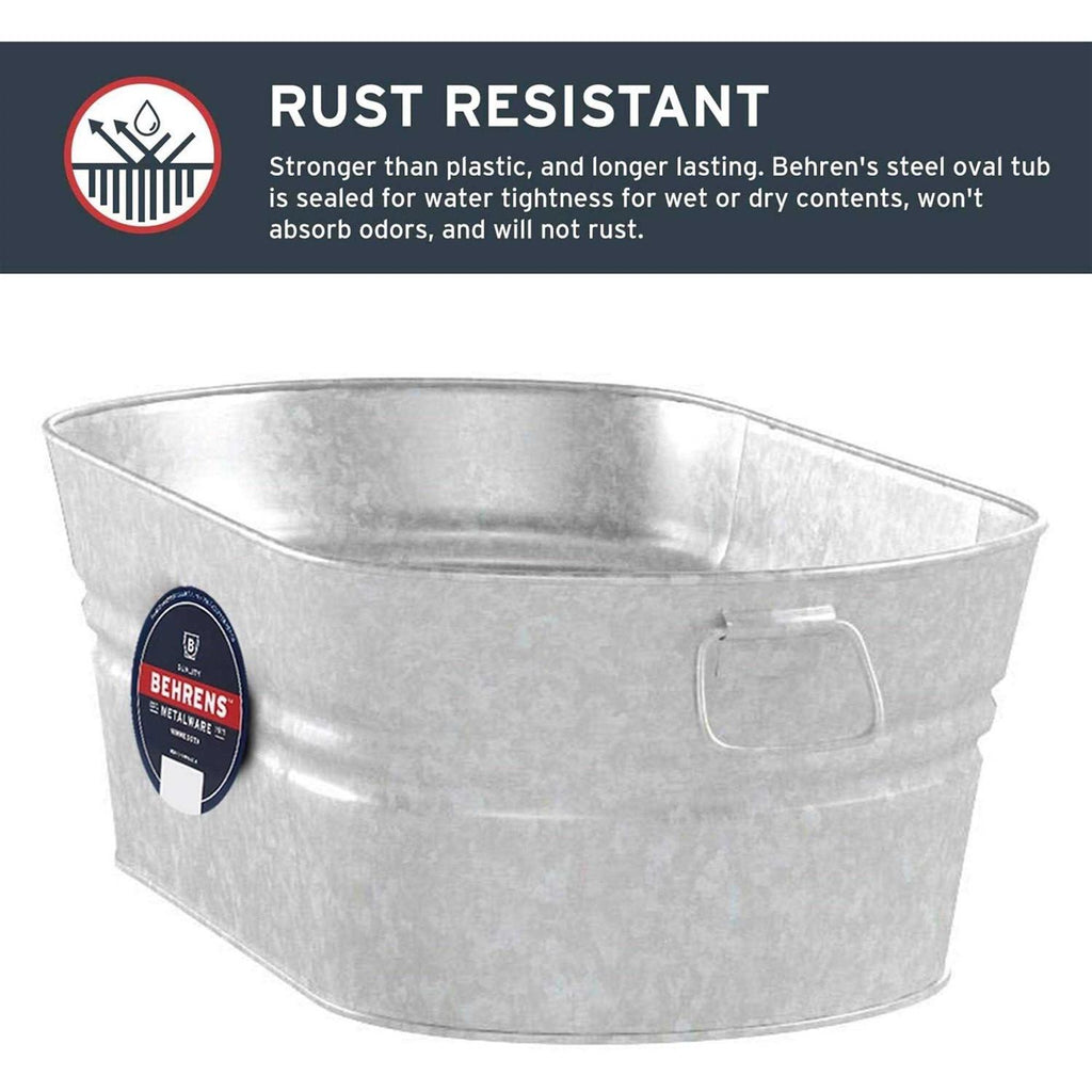 Behrens Steel Tub Oval