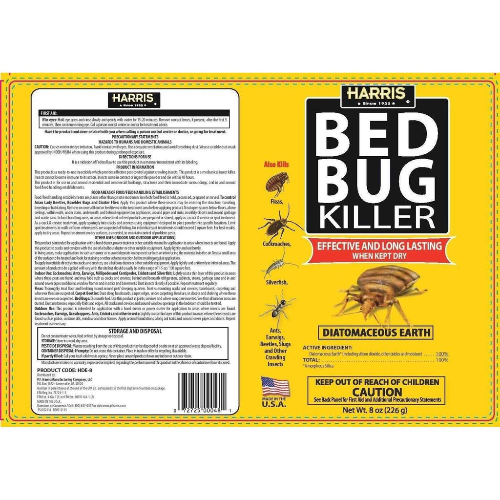 Harris Bed Bug Killer Powder-8 oz