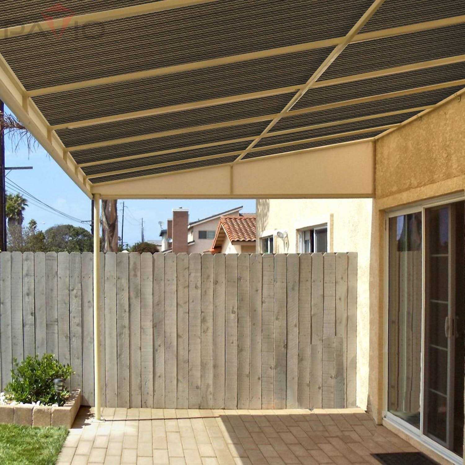 Patio Paradise 8 x 15 Sunblock Shade Cloth Roll Sun Shade Fabric 95% UV Resistant Mesh Netting Cover for Outdoor,Backyard