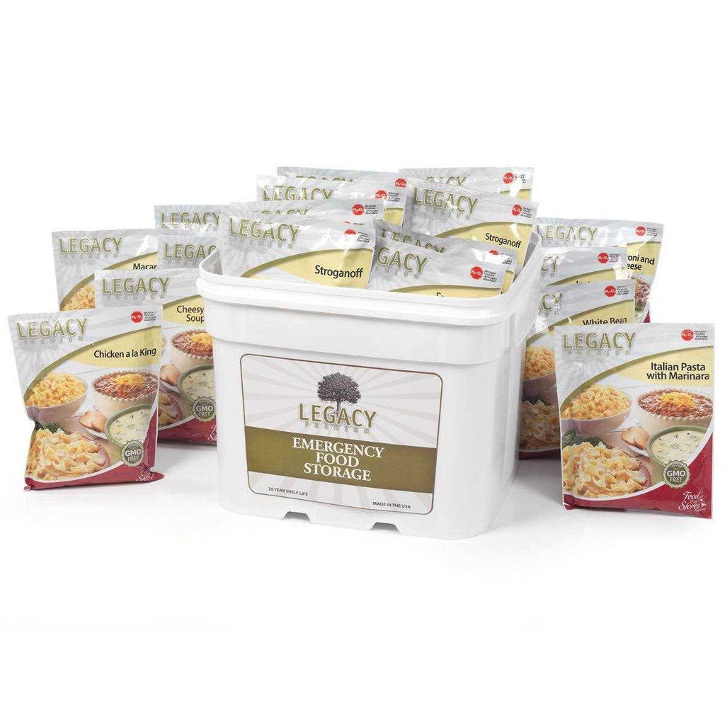 60 Serving Breakfast, Lunch, and Dinner Bucket