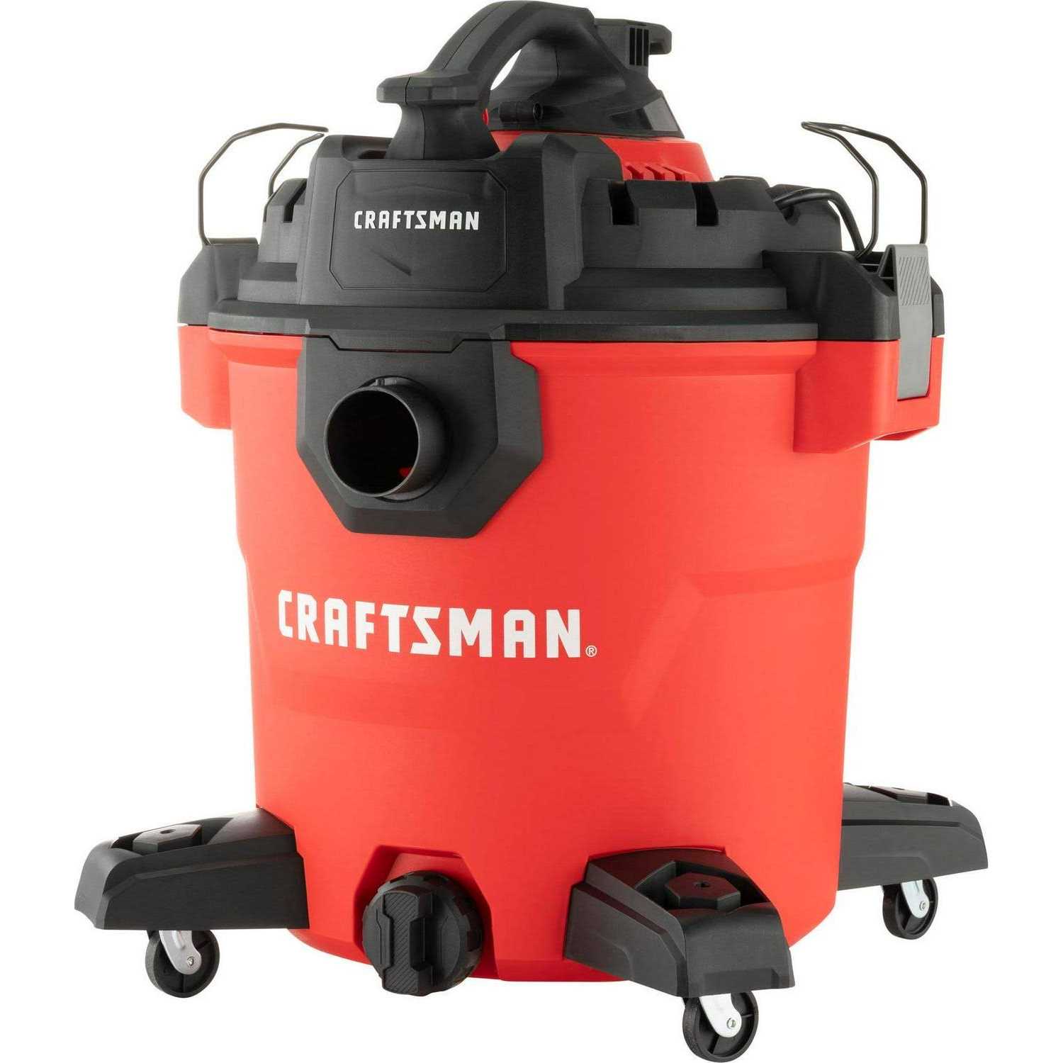 CRAFTSMAN Detachable Blower 12-Gallons 6-HP Corded Wet/Dry Shop Vacuum with Accessories Included