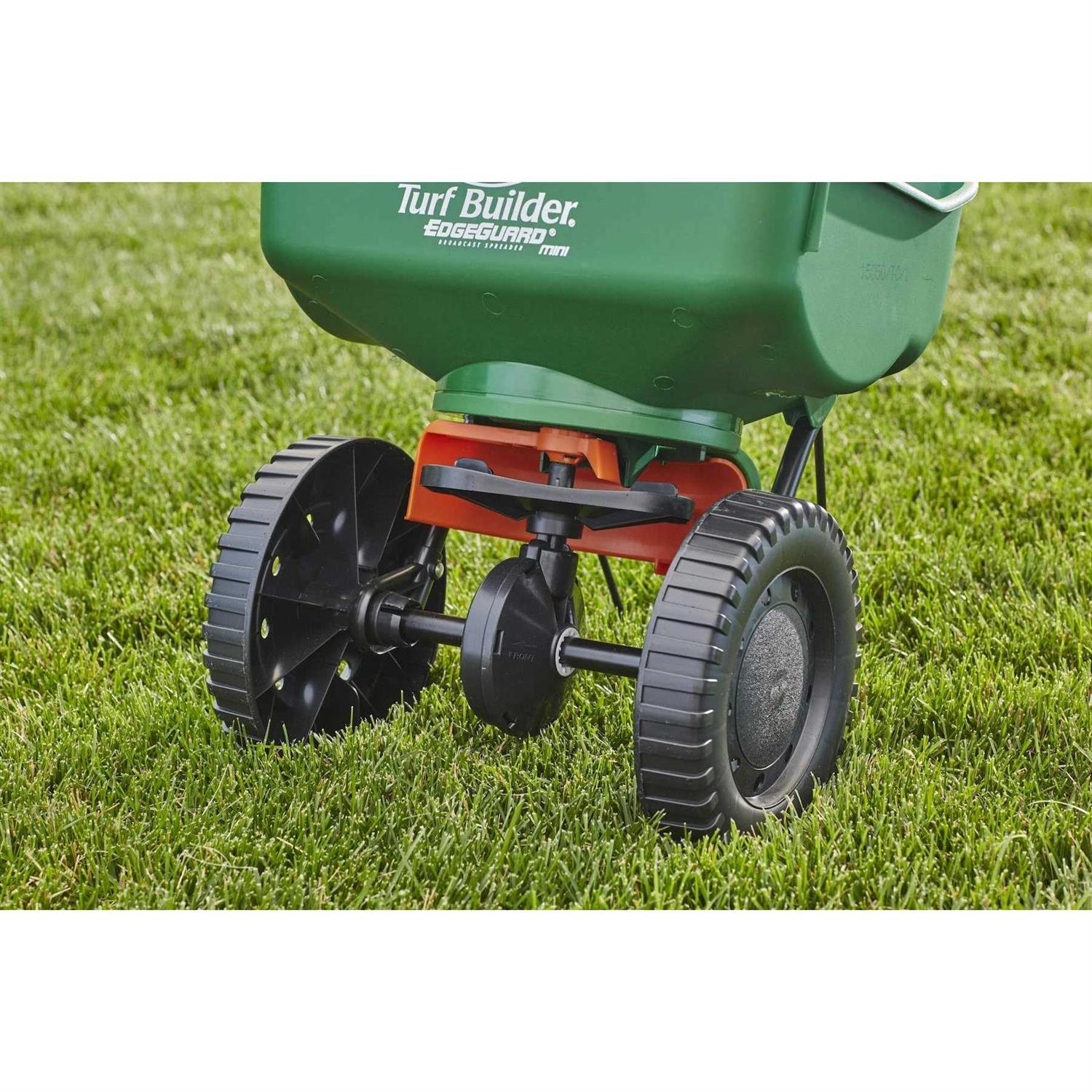 Scotts Turf Builder EdgeGuard Mini Broadcast Spreader