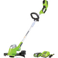Greenworks 40V 13 Cordless String Trimmer / Edger, 2.0Ah Battery and Charger