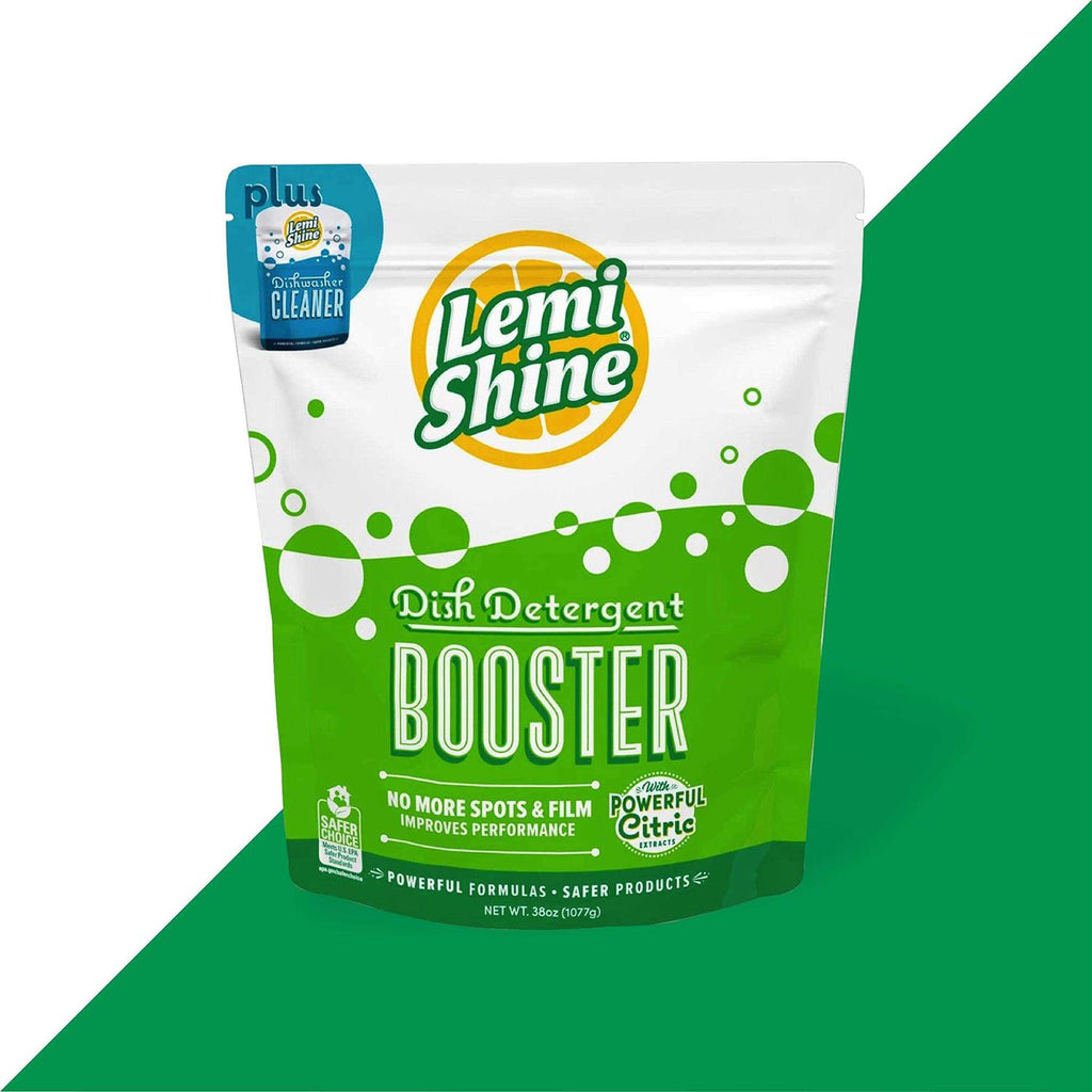Lemi Shine Dish Detergent Booster Hard Water Stain Remover