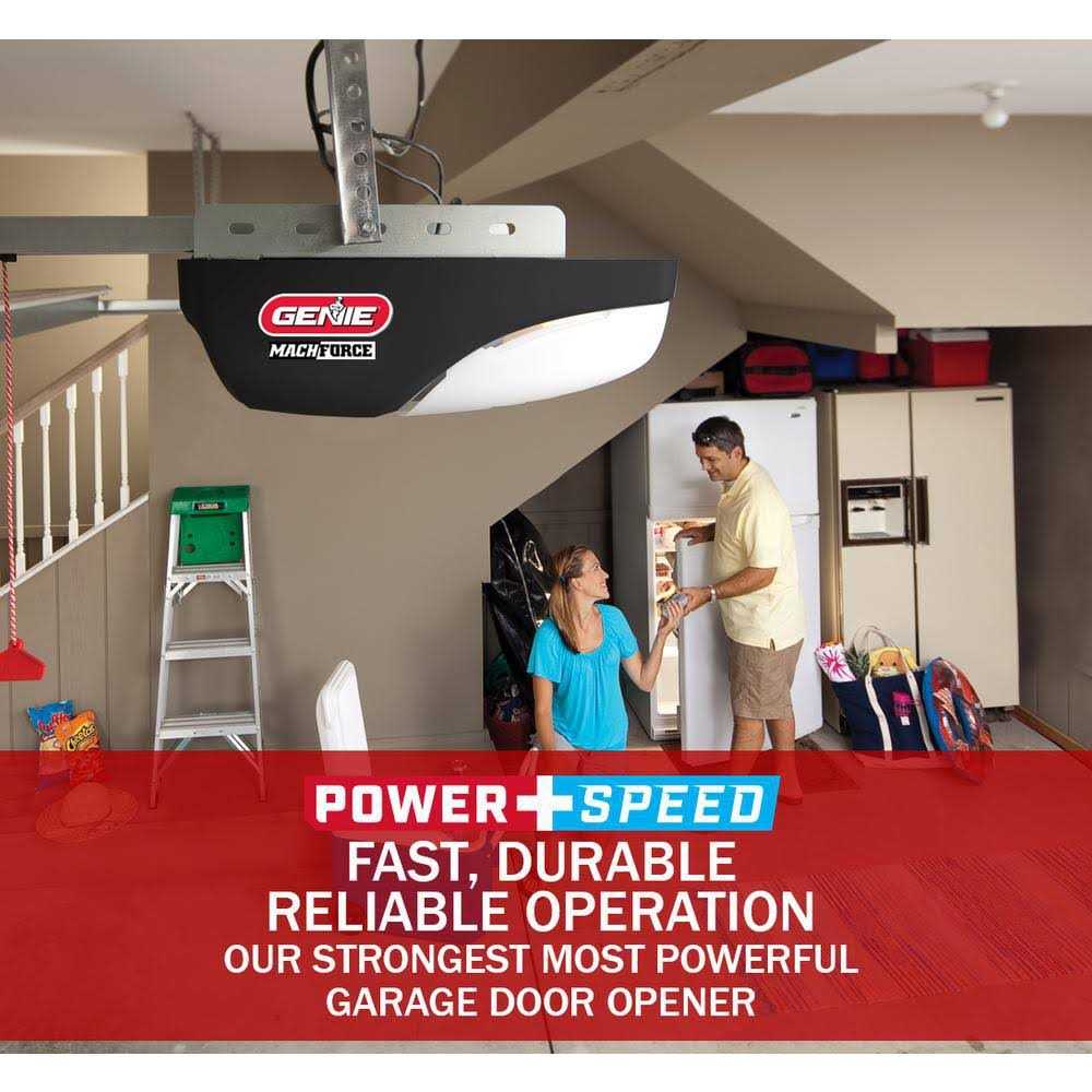 Genie MACHForce Plus 2 HP Premium Screw Drive Garage Door Opener Plus Wireless Keypad 37282RW