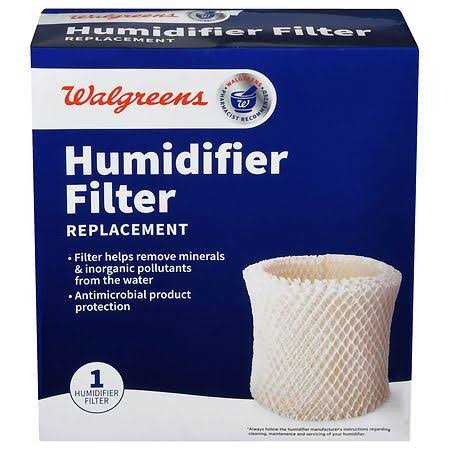 Walgreens Humidifier Filter Replacement