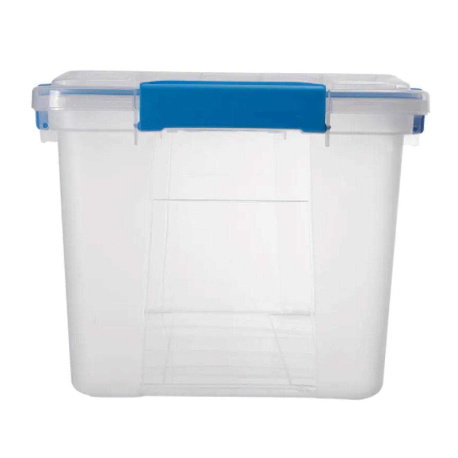 Ezy Storage IP67 Rated Waterproof Plastic Storage Tote with Lid