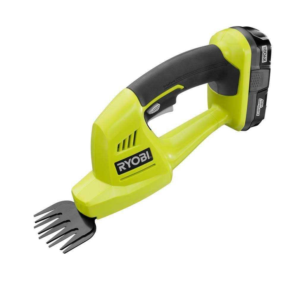 RYOBI ONE+ 18-Volt Lithium-Ion Cordless Grass Shear and Shrubber Trimmer