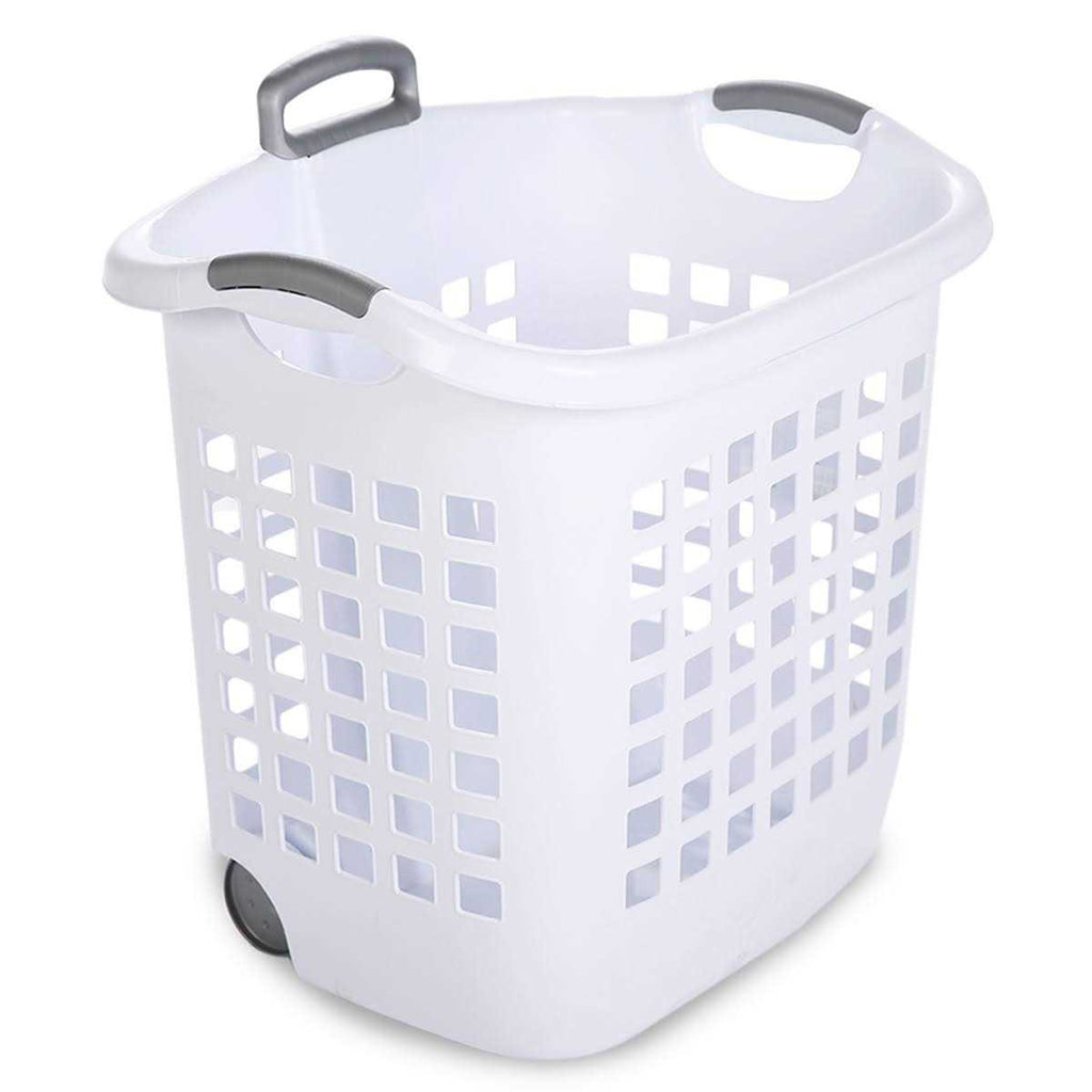 Sterilite Wheeled Laundry Basket