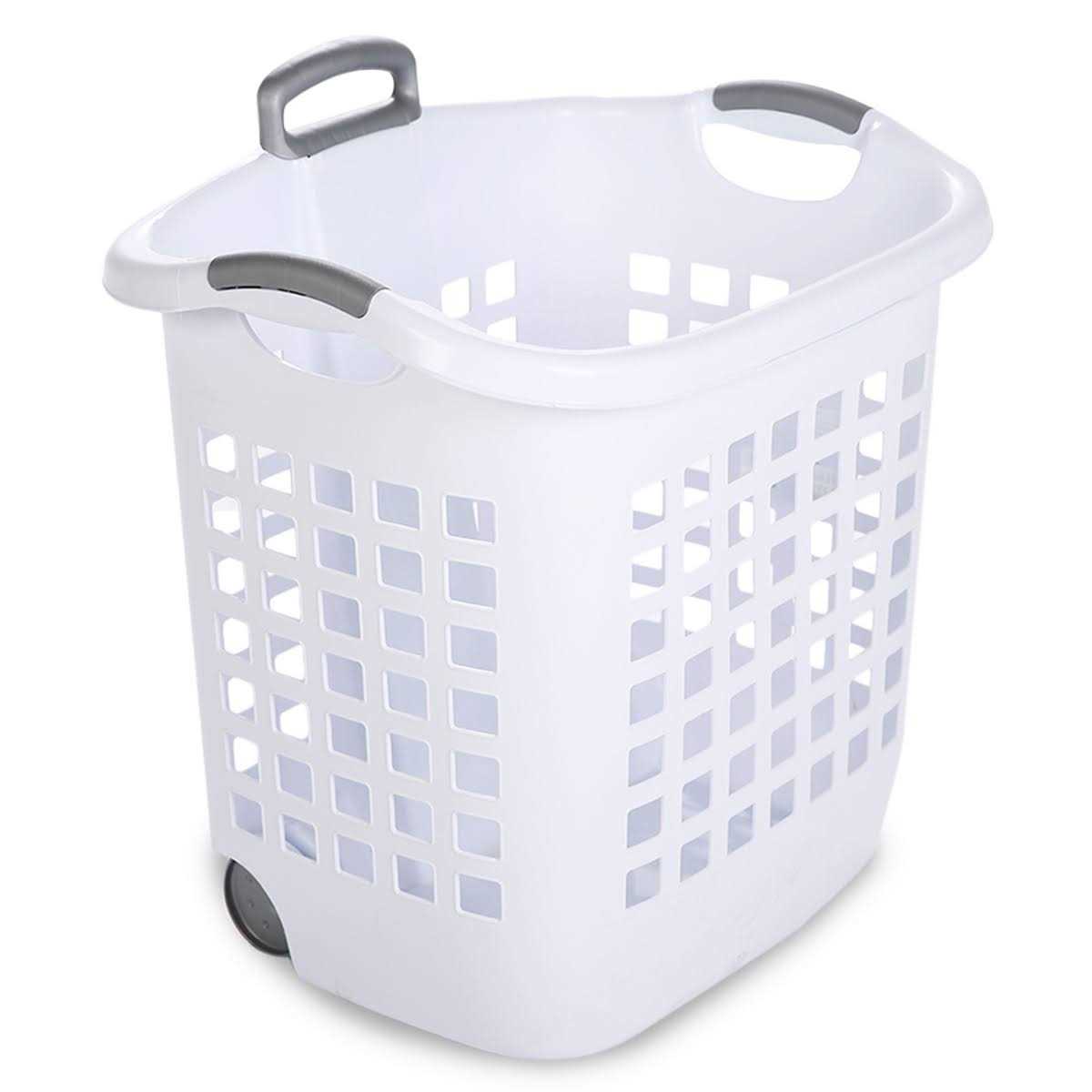 Sterilite Wheeled Laundry Basket