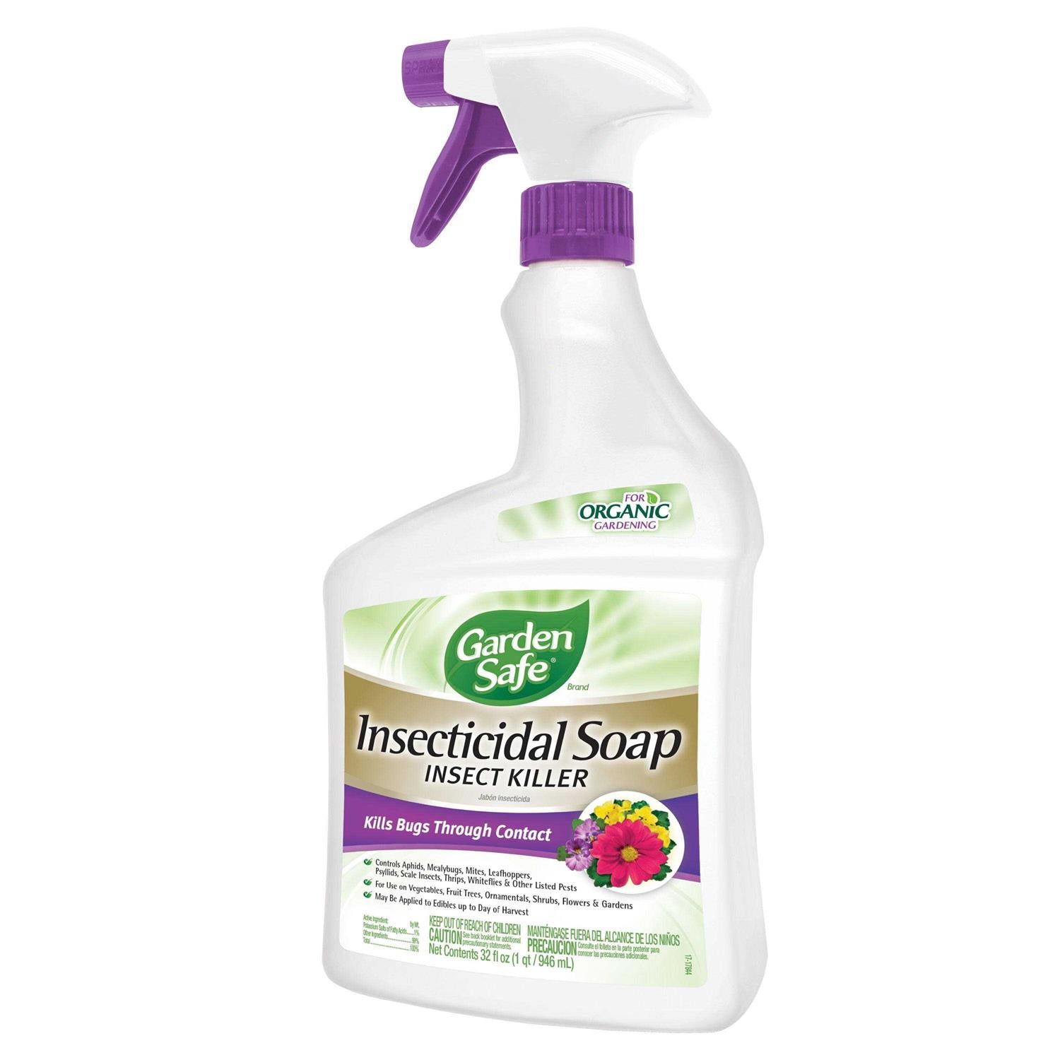 Garden Safe Insecticidal Soap Insect Killer 32 oz