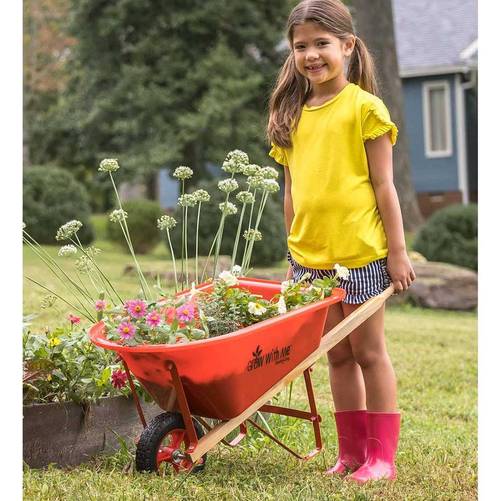 HearthSong Grow with Me Child’s Wheelbarrow